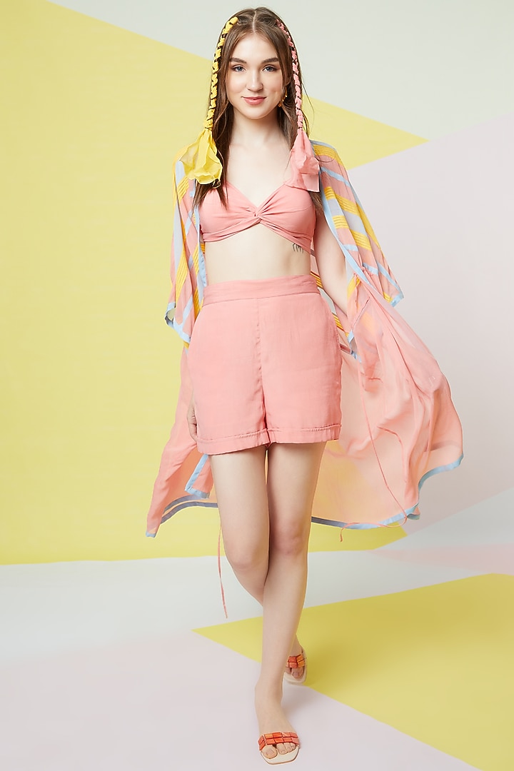 Cherry Blossom Co-Ord Set by Wendell Rodricks at Pernia's Pop Up Shop