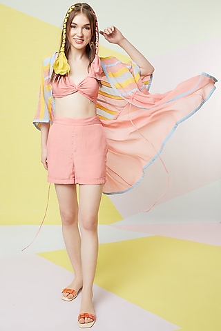Cherry Blossom Cape by Wendell Rodricks