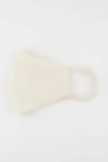 Ivory & Grey Reversible Mask by Wendell Rodricks at Pernia's Pop Up Shop