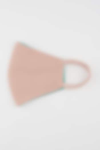 Pink Linen Reversible Mask by Wendell Rodricks at Pernia's Pop Up Shop