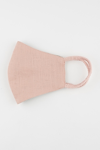 Pink Reversible Mask by Wendell Rodricks