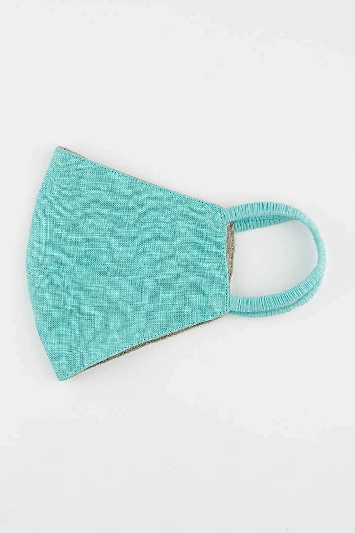 Mint Reversible Mask by Wendell Rodricks at Pernia's Pop Up Shop