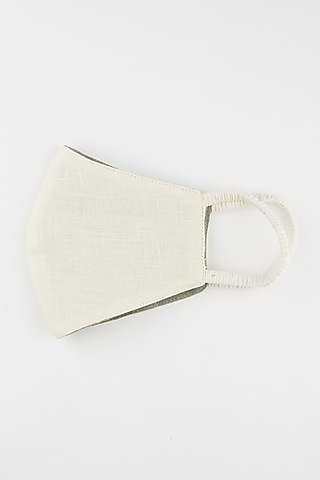 Ivory Reversible Mask by Wendell Rodricks