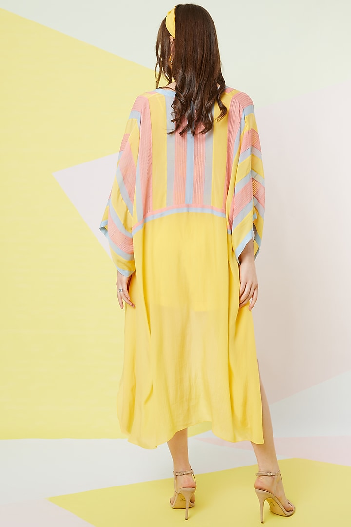 Irish Yellow Co-Ord Set by Wendell Rodricks at Pernia's Pop Up Shop
