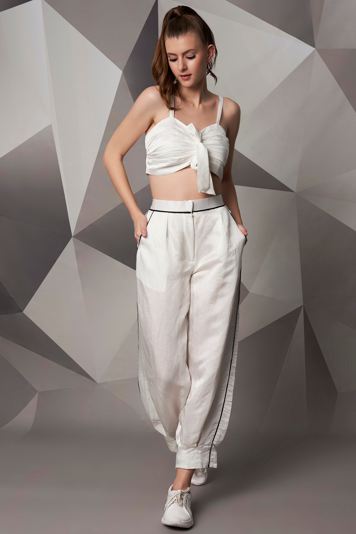 Parallel Pants in White - ShopperBoard