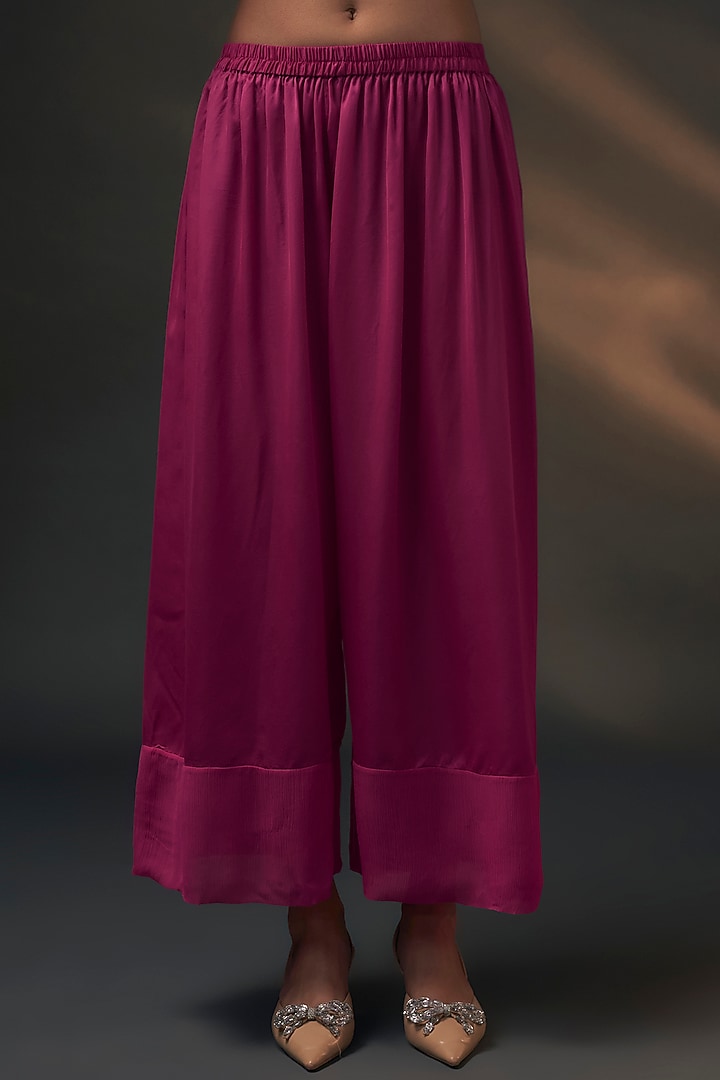 Pink Bamberg Satin Co-Ord Set by Wendell Rodricks at Pernia's Pop Up Shop