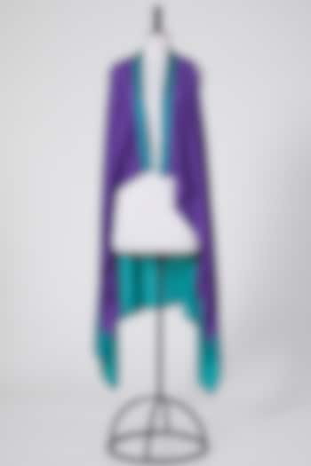 Purple Cotton Cape by Wendell Rodricks at Pernia's Pop Up Shop