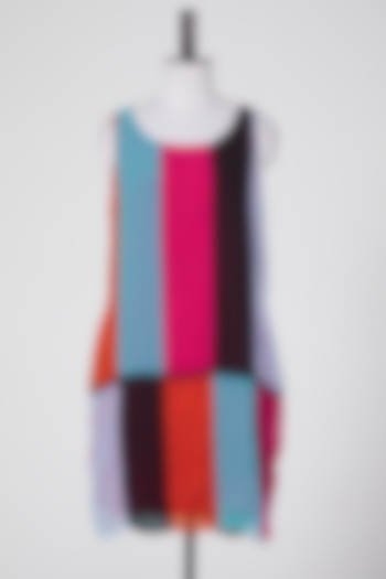 Multi Colored Cotton Tunic by Wendell Rodricks