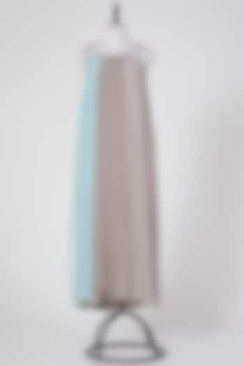 Brown Linen Tunic by Wendell Rodricks at Pernia's Pop Up Shop