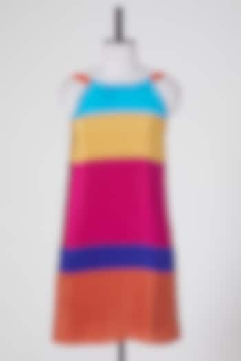 Multi Colored Tunic In Cotton by Wendell Rodricks