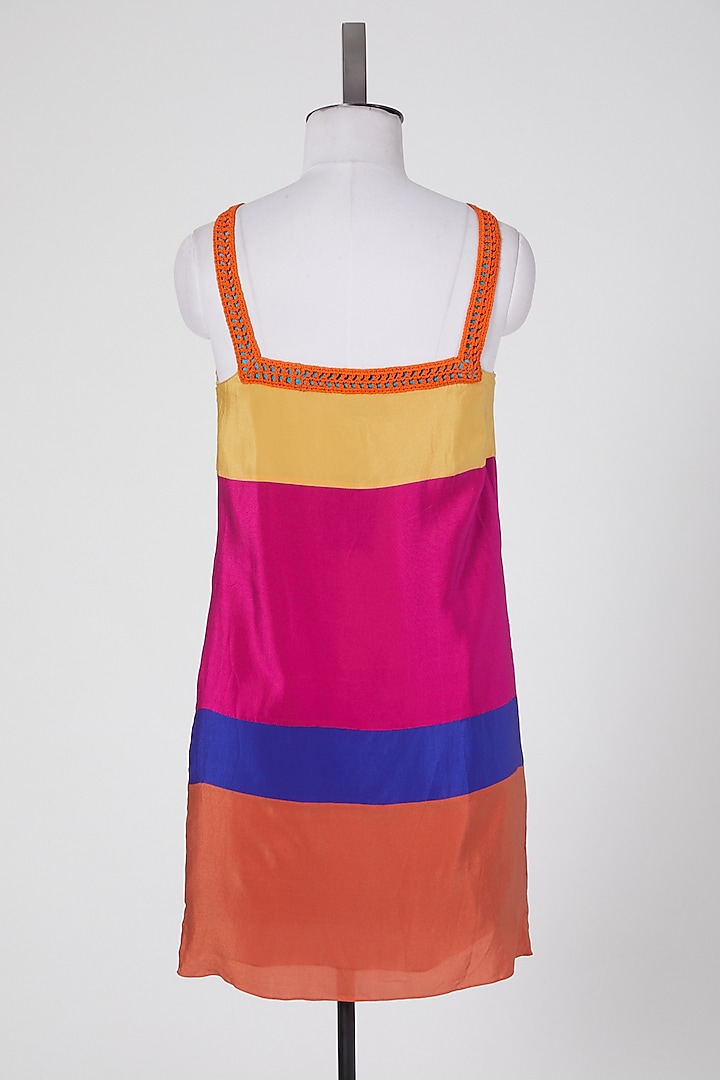 Multi Colored Tunic In Cotton by Wendell Rodricks at Pernia's Pop Up Shop