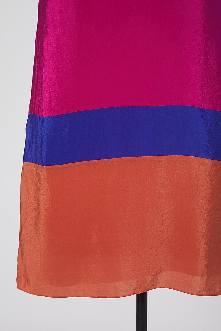 Multi Colored Tunic In Cotton by Wendell Rodricks at Pernia's Pop Up Shop