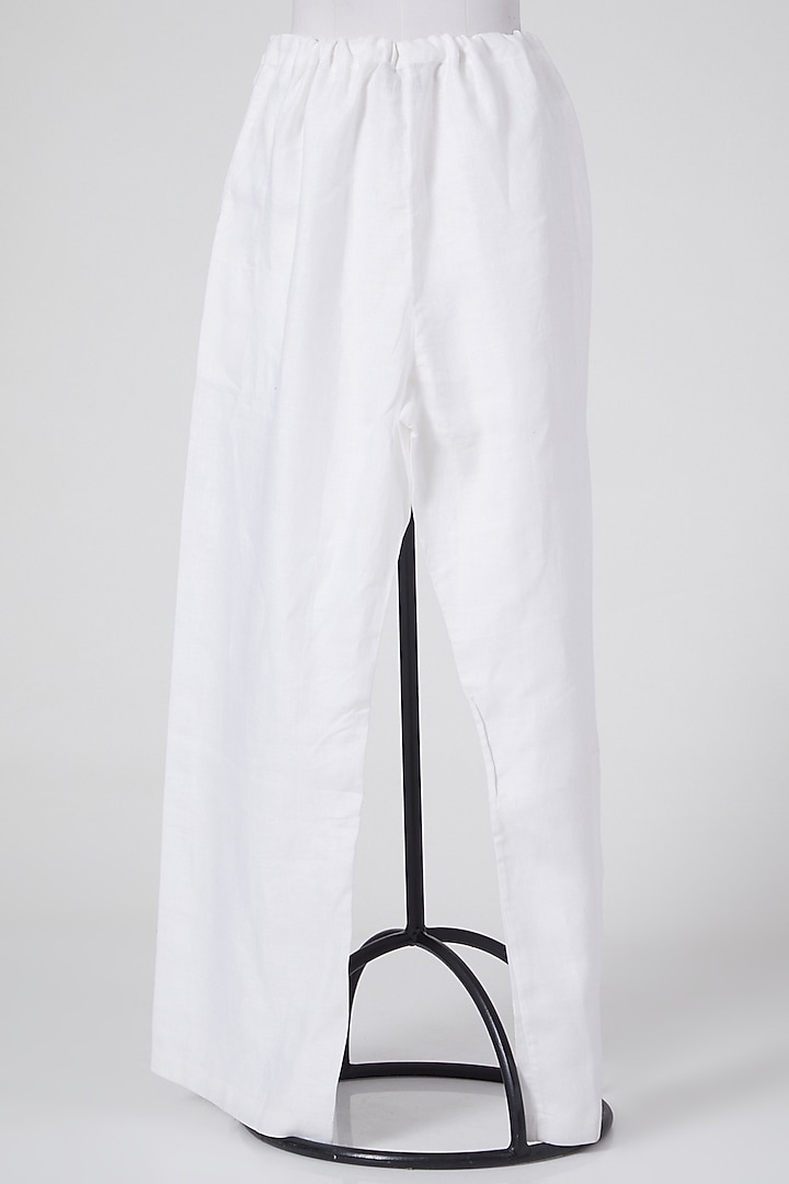 White Linen Pants by Wendell Rodricks at Pernia's Pop Up Shop