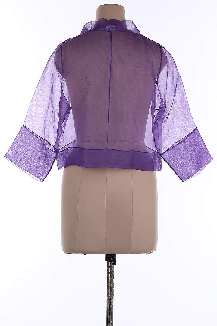 Purple Organza Overtop by Wendell Rodricks at Pernia's Pop Up Shop