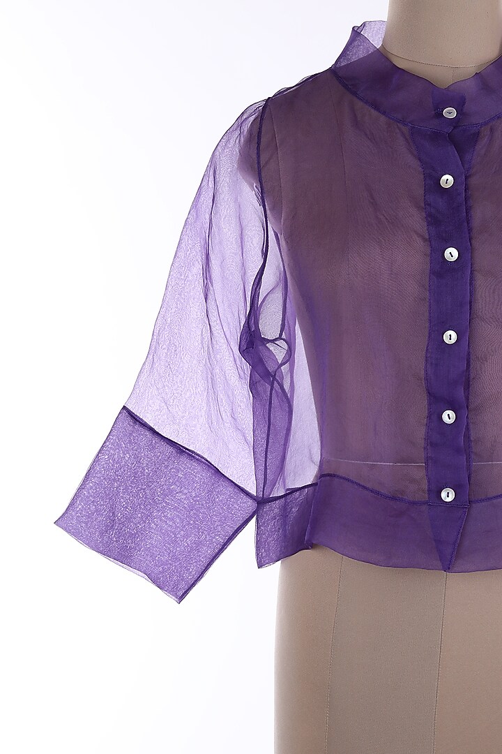 Purple Organza Overtop by Wendell Rodricks at Pernia's Pop Up Shop