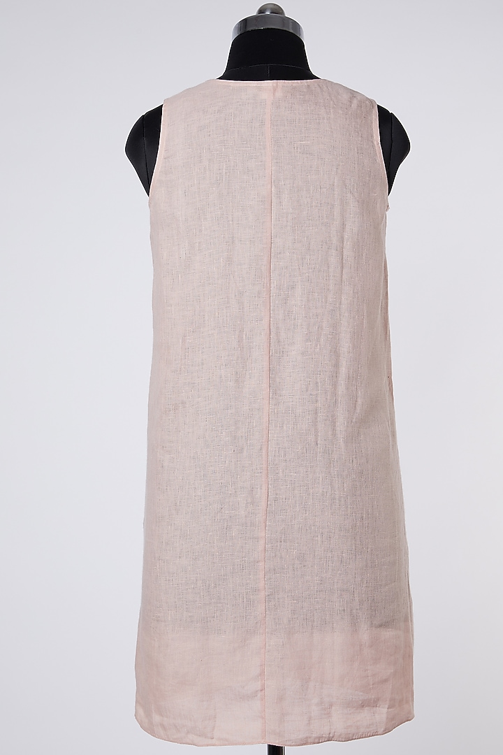 Orange Color Blocked Top by Wendell Rodricks at Pernia's Pop Up Shop
