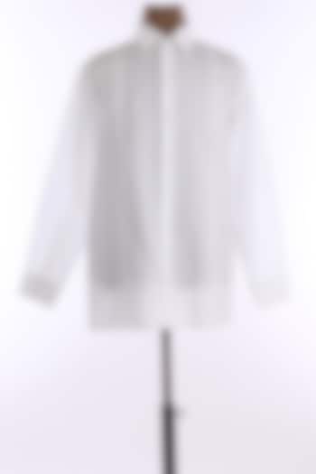 White Linen Shirt by Wendell Rodricks at Pernia's Pop Up Shop