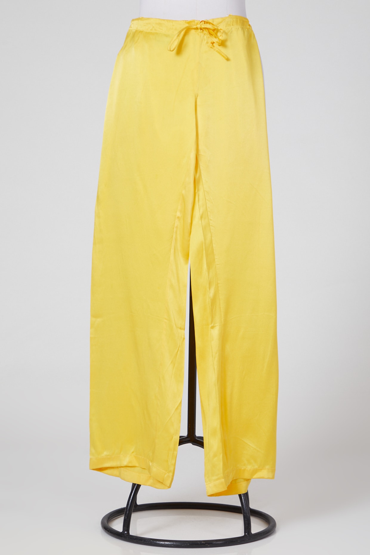 Linen buying pants Unisex Yellow