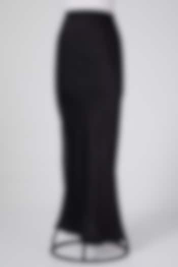 Black Cotton Skirt by Wendell Rodricks