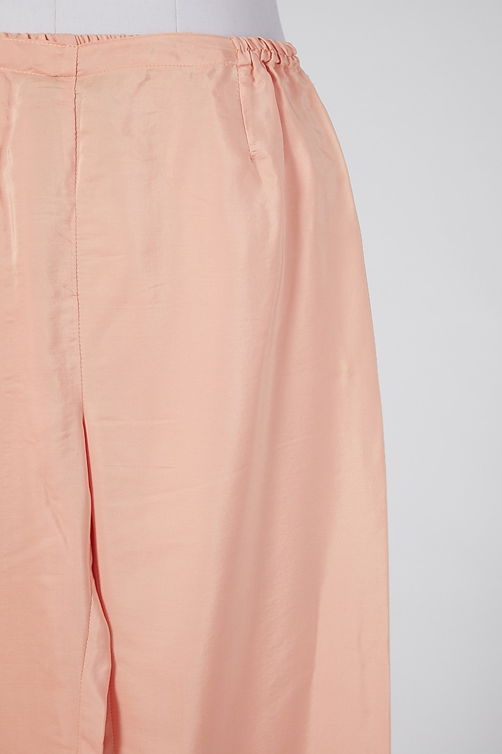 Peach Linen Pants by Wendell Rodricks at Pernia's Pop Up Shop