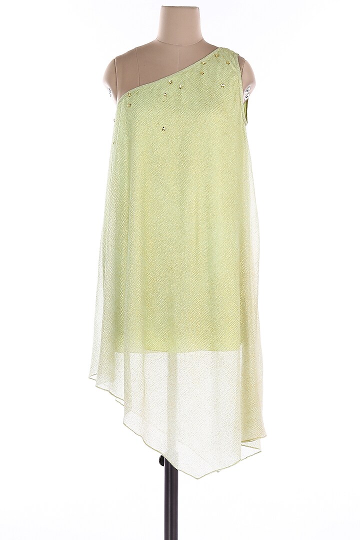 Pista One-Shoulder Asymmetric Summer Dress by Wendell Rodricks at Pernia's Pop Up Shop