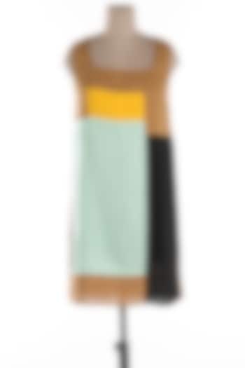 Multi Linen Midi Summer Dress by Wendell Rodricks at Pernia's Pop Up Shop