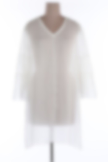 Off-White Shift Summer Dress by Wendell Rodricks at Pernia's Pop Up Shop