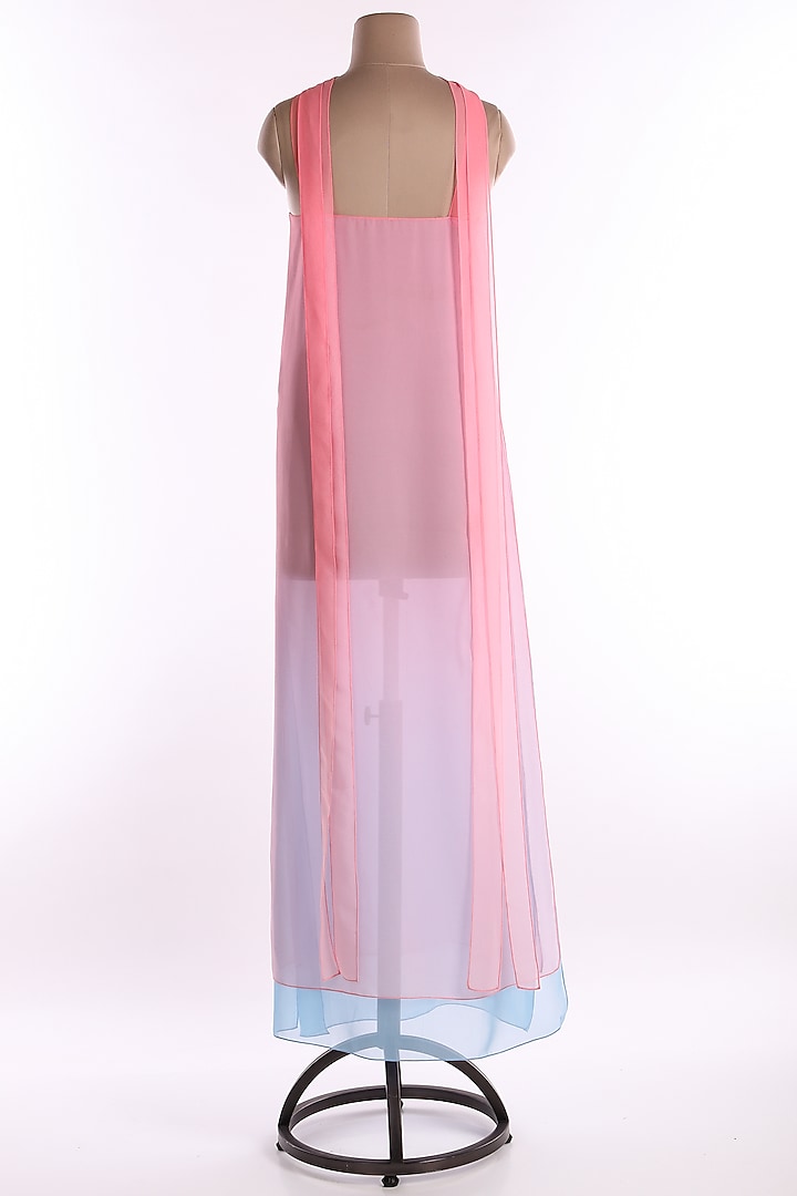 Pink Embellished Tunic by Wendell Rodricks at Pernia's Pop Up Shop