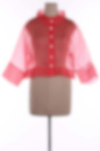 Coral Organza Overtop by Wendell Rodricks at Pernia's Pop Up Shop