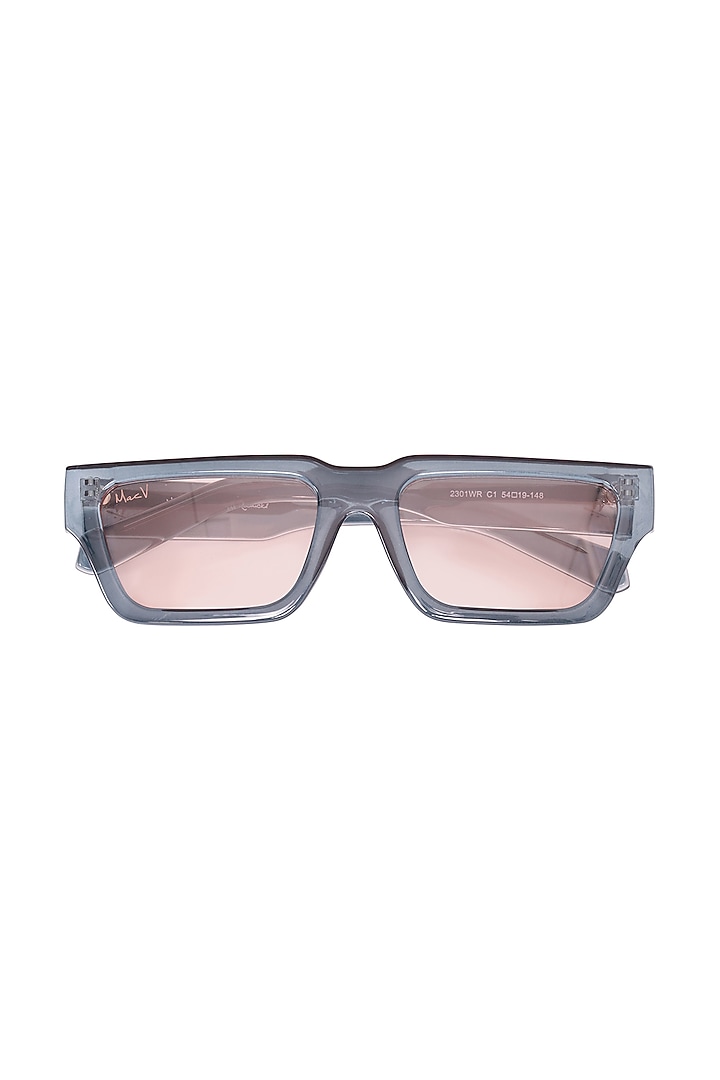 Teal Blue & Pink UV Protected Sunglasses by Wendell Rodricks x MacV at Pernia's Pop Up Shop