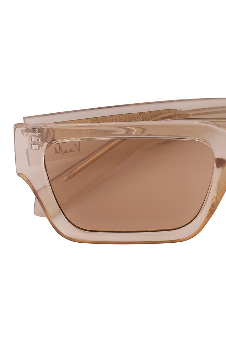 Yellow UV Protected Sunglasses by Wendell Rodricks x MacV at Pernia's Pop Up Shop