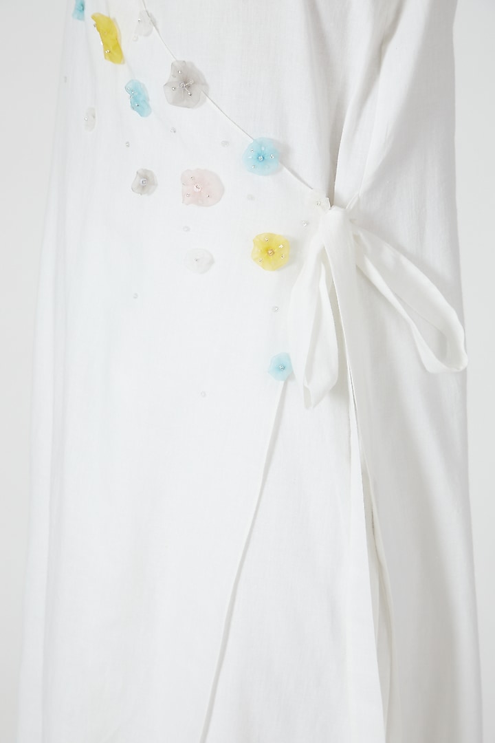Ivory Cotton Tunic Set by Wendell Rodricks at Pernia's Pop Up Shop