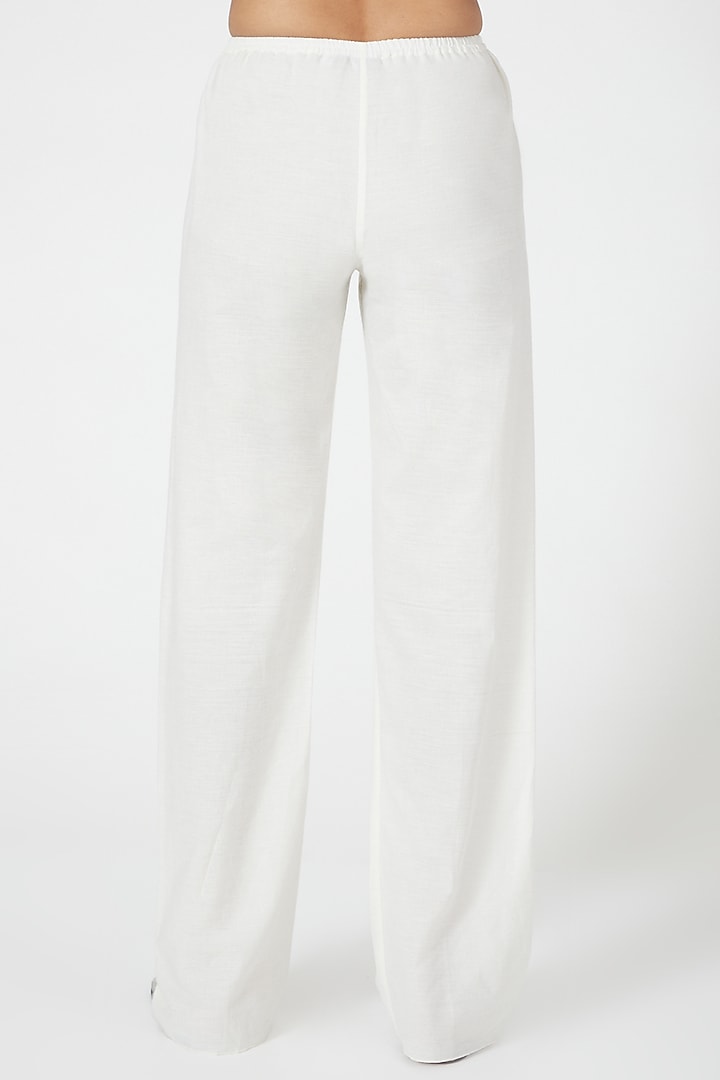 White Linen Tunic Set by Wendell Rodricks at Pernia's Pop Up Shop