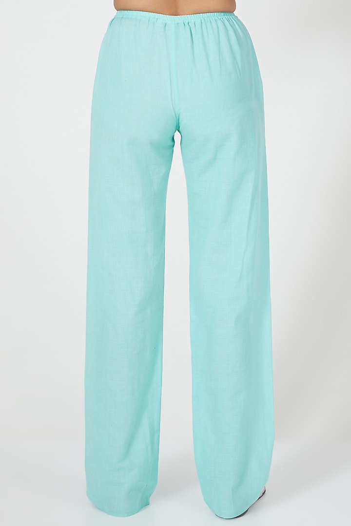 Mint Linen Tunic Set by Wendell Rodricks at Pernia's Pop Up Shop
