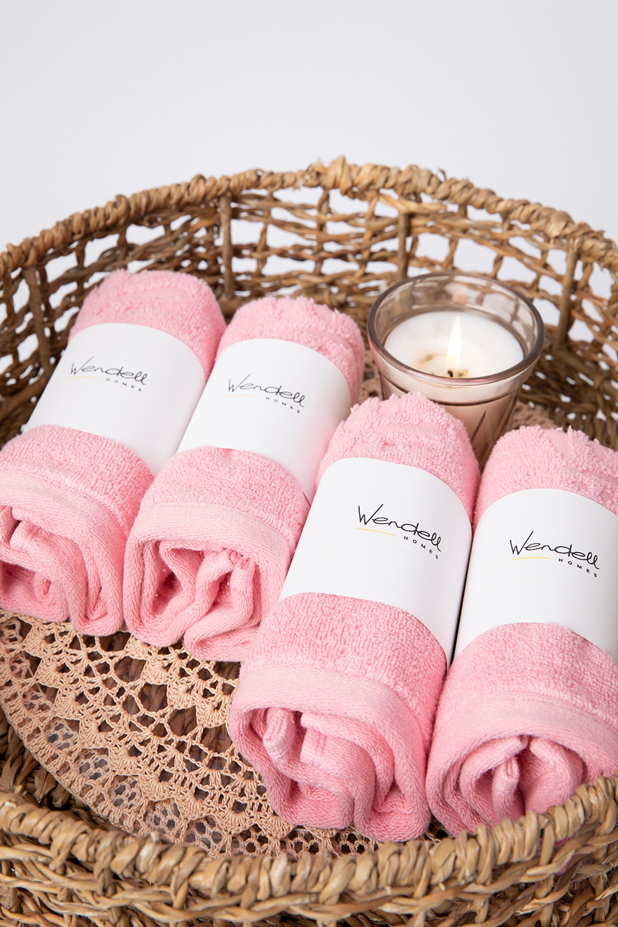 Pink towels 2024 set