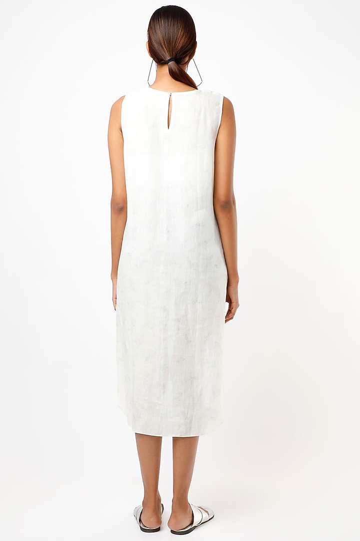 Ivory Calla Lilie Summer Dress by Wendell Rodricks at Pernia's Pop Up Shop