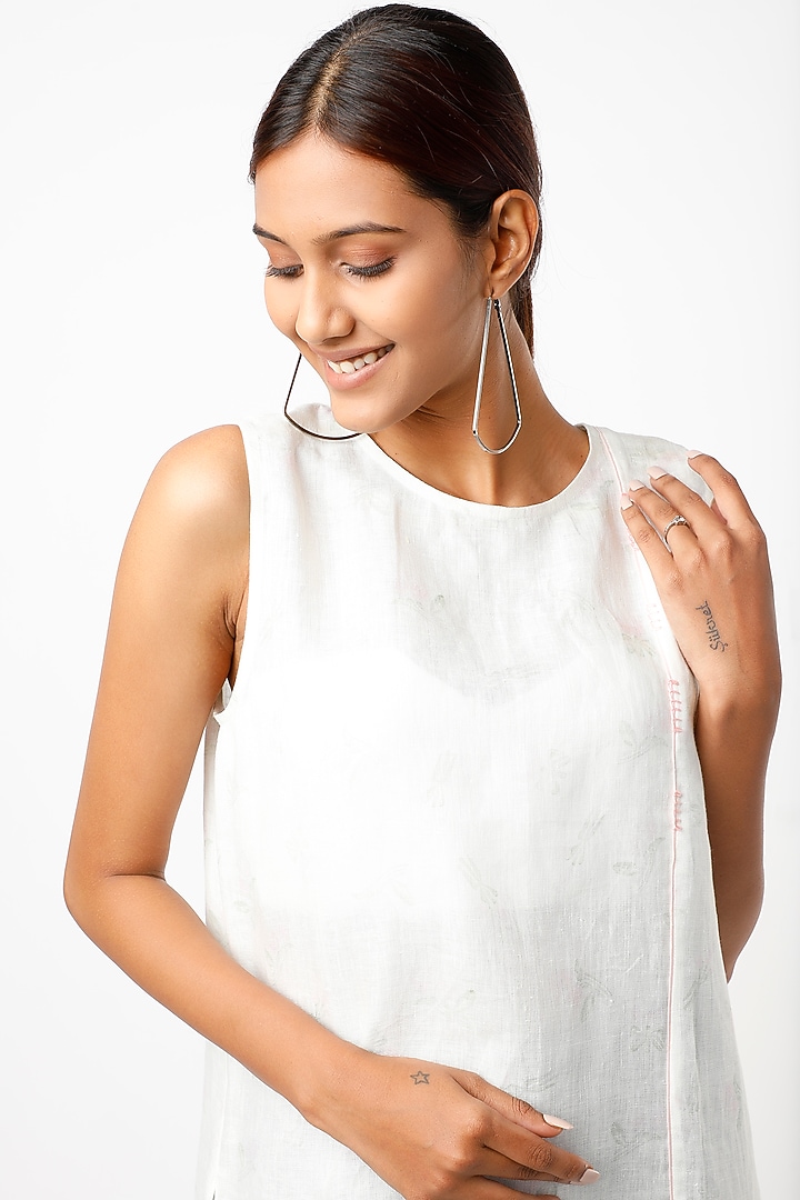 Ivory Calla Lilie Summer Dress by Wendell Rodricks at Pernia's Pop Up Shop