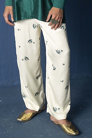 loomer Khadi Cotton Pajama Pants パンツ インド レディース