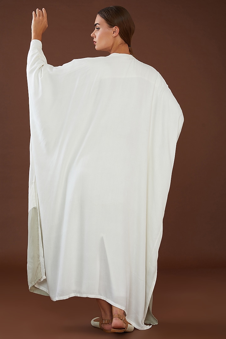 White Lotus Stem Fiber Woven Overlay by Whakato at Pernia's Pop Up Shop
