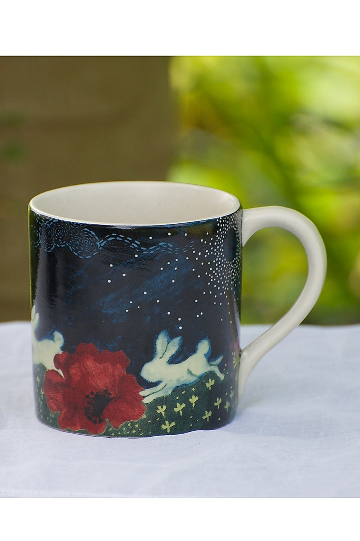 Midnight Blue Fredrick Mugs (Set of 2) by White Hill Studio at Pernia's Pop Up Shop