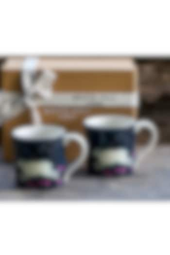 Midnight Blue Mugs (Set of 2) by White Hill Studio