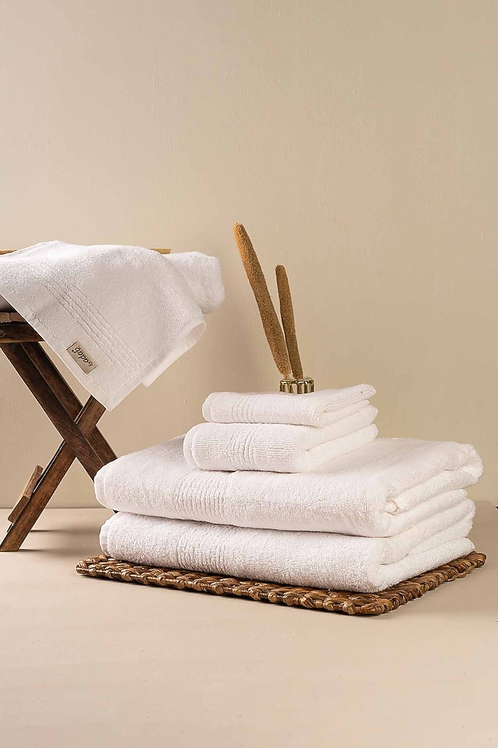 White Towels (Set of 8) by By ADAB at Pernia's Pop Up Shop