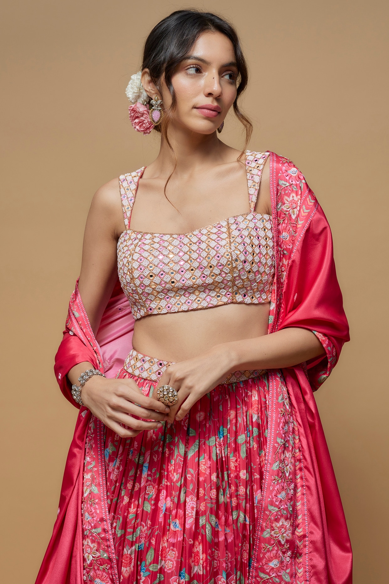 Indian Bridal Spring Collection - Viridescent Lehenga by B Anu Designs