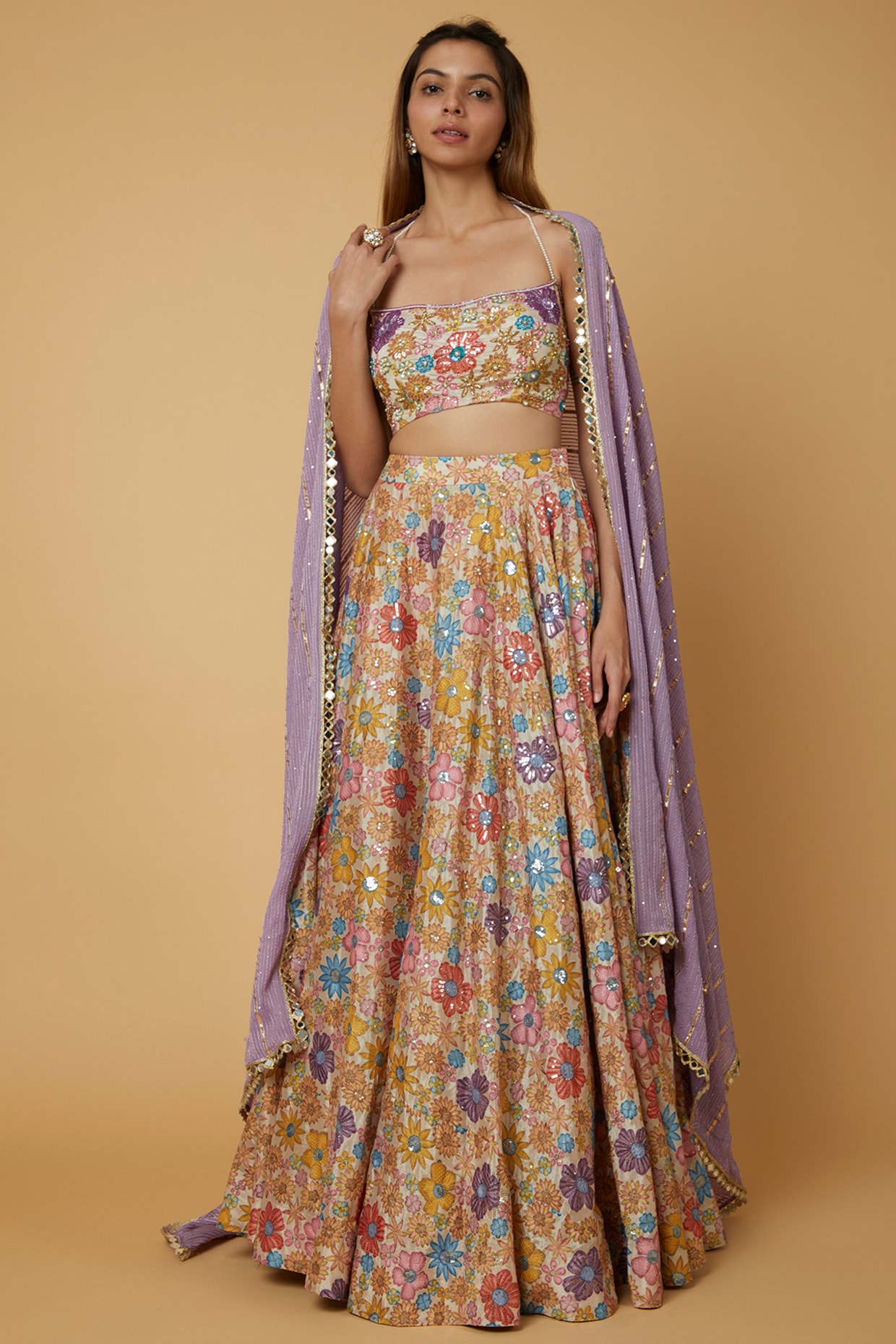 Festival - Floral Print - Lehenga Choli Online in Latest and Trendy Designs  at Utsav Fashion