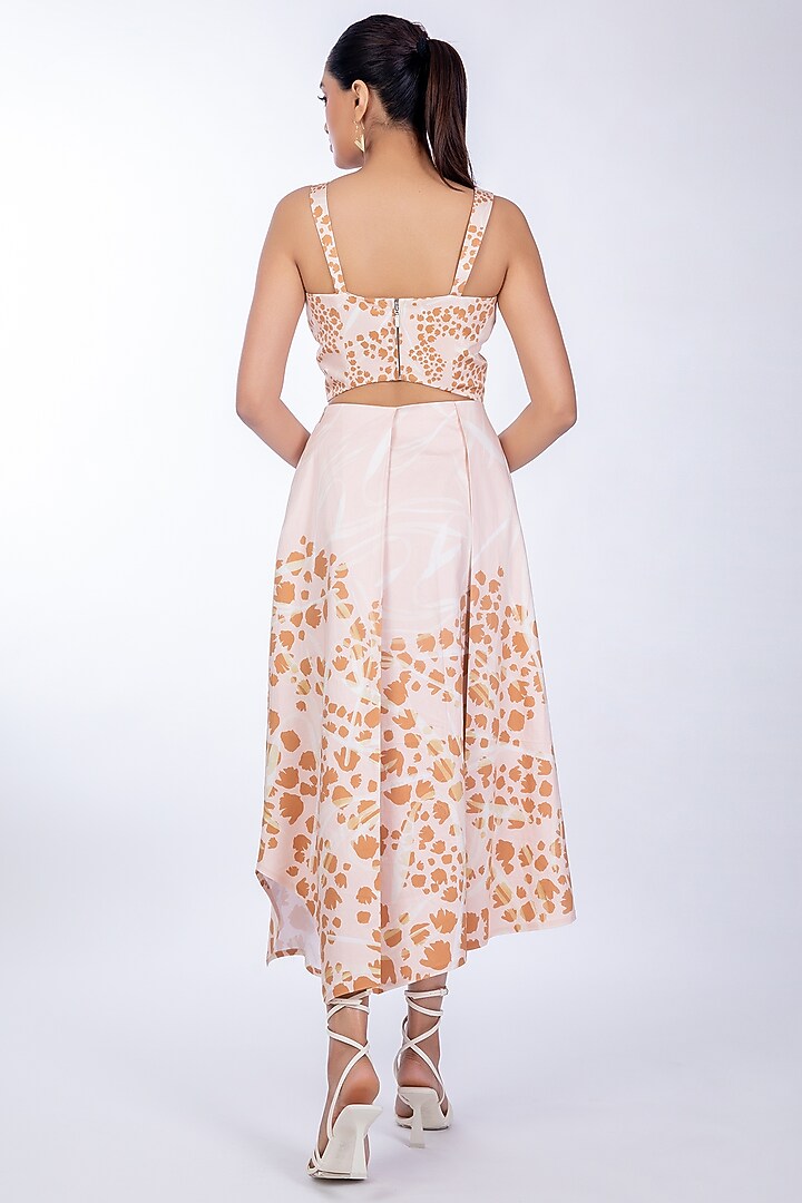 Rose Pink Cotton Satin Skirt by World Of Ra at Pernia's Pop Up Shop