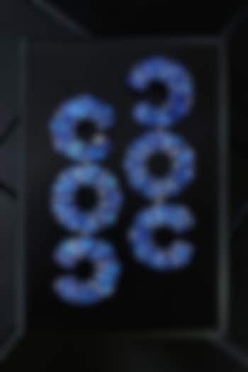 Black Rhodium Finish Dangler Earrings by Xxessories at Pernia's Pop Up Shop