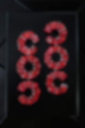 Black Rhodium Finish Dangler Earrings by Xxessories at Pernia's Pop Up Shop