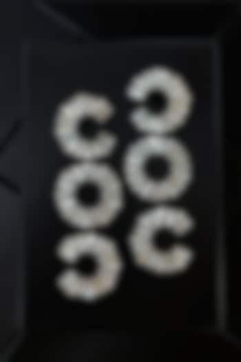 Black Rhodium Finish Dangler Earrings by Xxessories at Pernia's Pop Up Shop