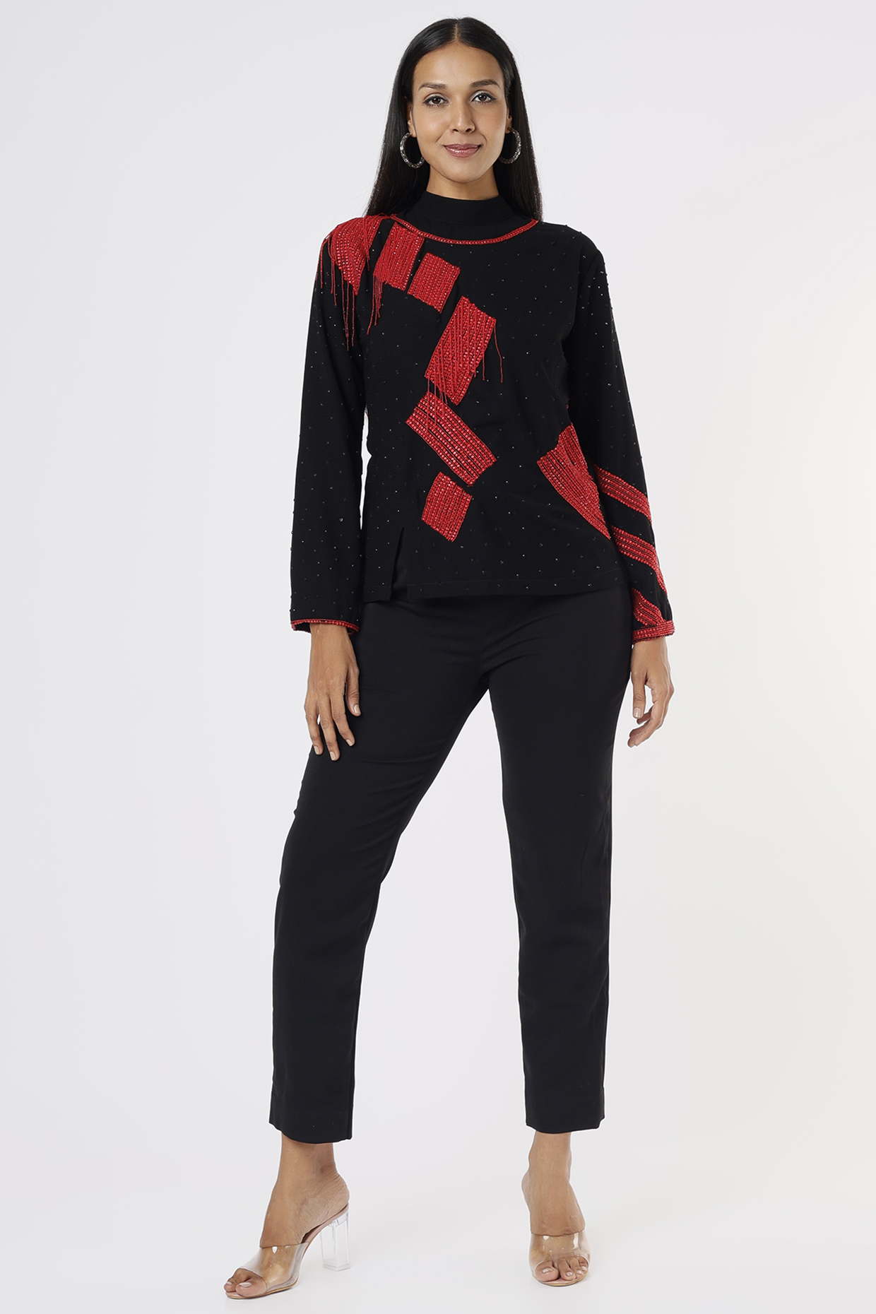 Black & Red Co-Ord Set by XXVII XI at Pernia's Pop Up Shop