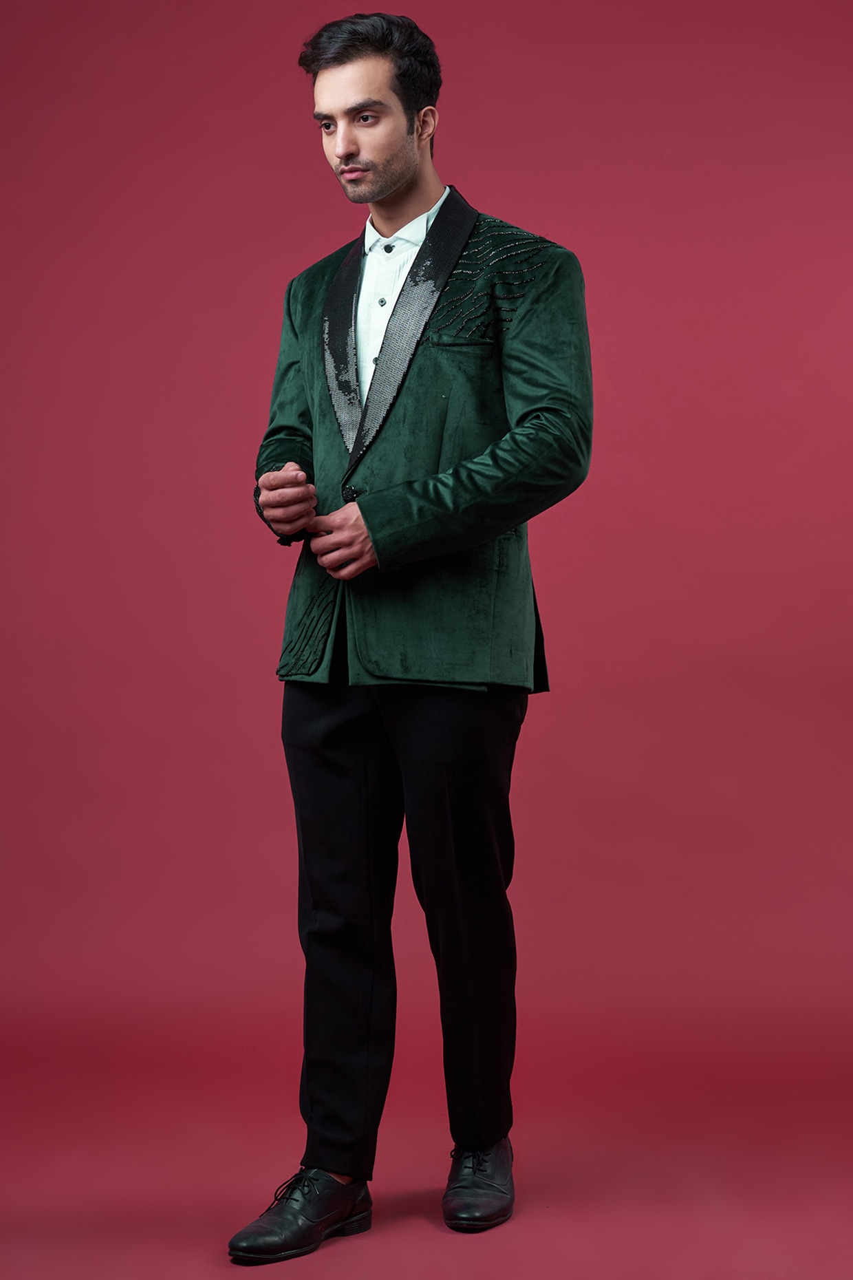 Buy Green Suit Sets for Men by ALLEN SOLLY Online | Ajio.com